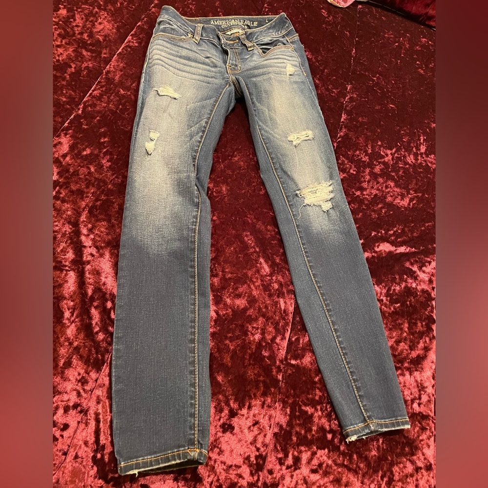Jeans, Size 00. Well loved from American Eagle Outfitters. They are “Jeggings”
